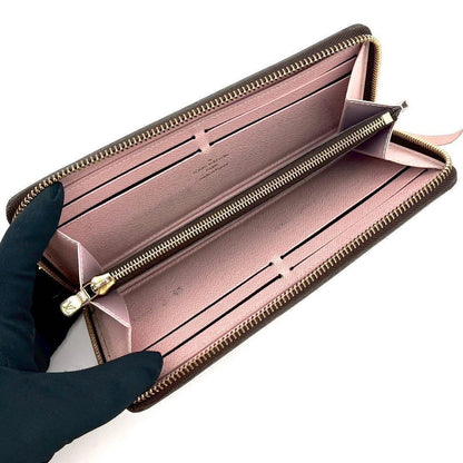 Louis Vuitton Monogram Portefeuille Clemence Rose Ballerine Wallet — view 3