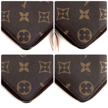 Louis Vuitton Monogram Portefeuille Clemence Rose Ballerine Wallet — view 8