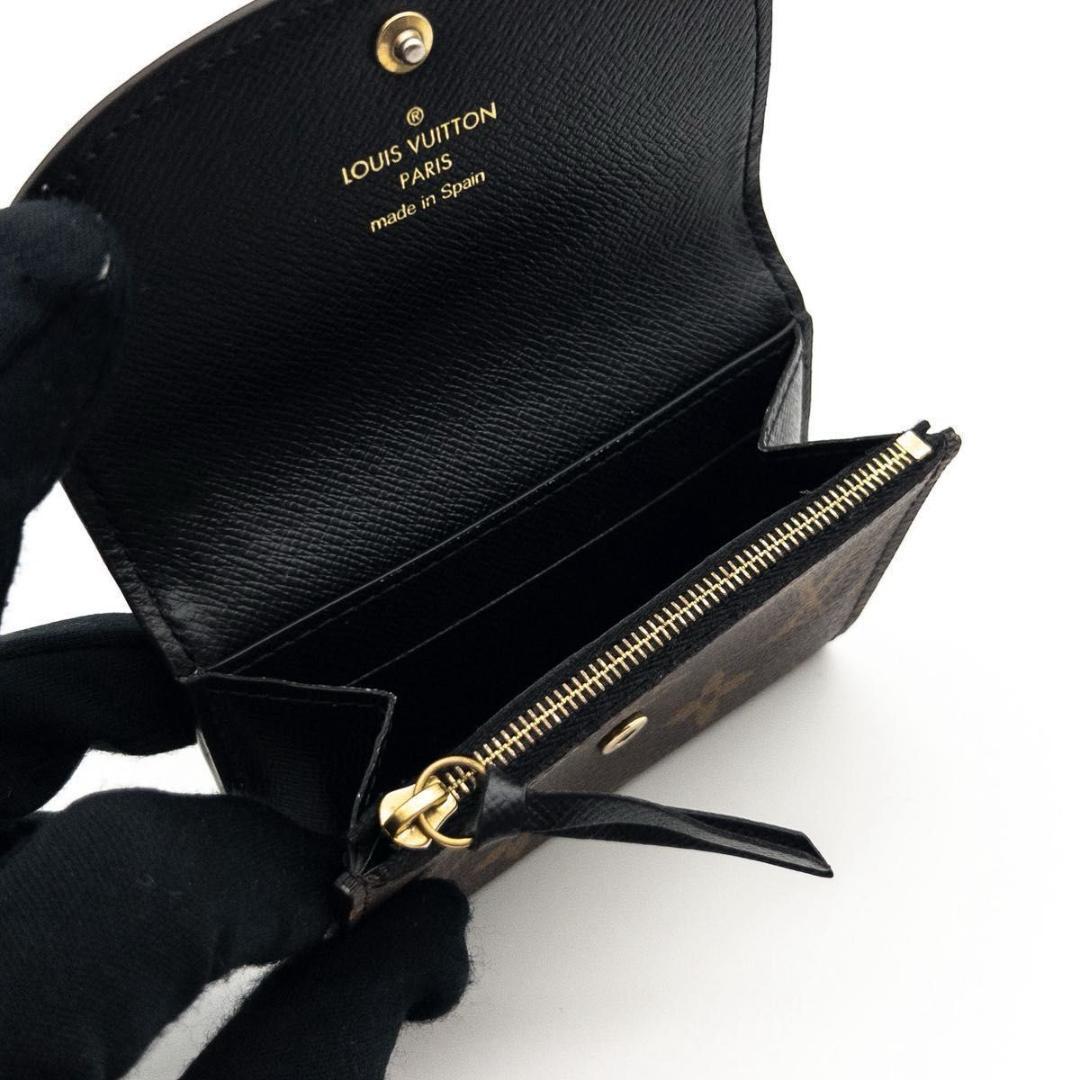 Louis Vuitton Porte-Monnaie Rosalie Monogram Reverse Bifold Wallet Brown — view 3