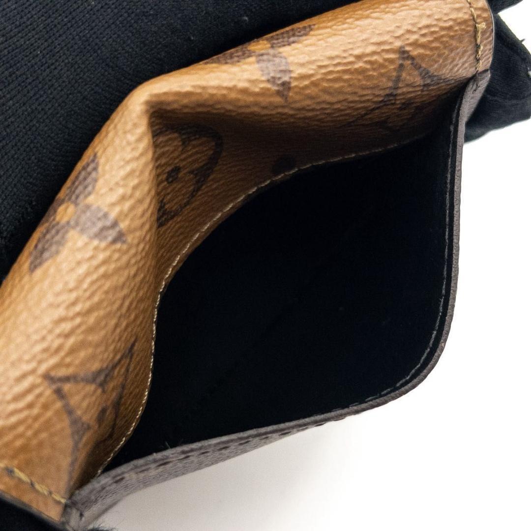 Louis Vuitton Porte-Monnaie Rosalie Monogram Reverse Bifold Wallet Brown — view 6