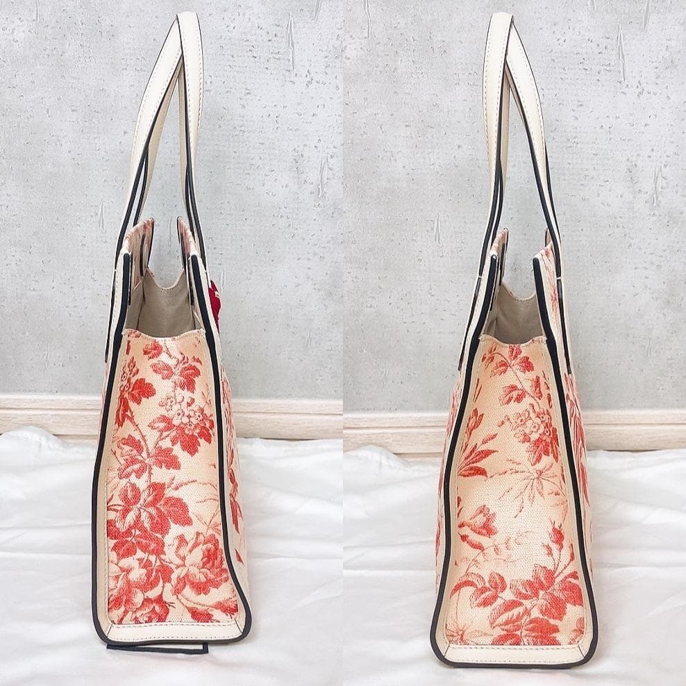 Gucci Tote Leather White Ribbon — view 3