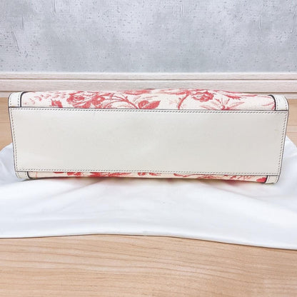 Gucci Tote Leather White Ribbon — view 4