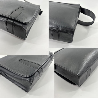 Louis Vuitton Epi Harrington Messenger PM Shoulder Bag Black — view 8