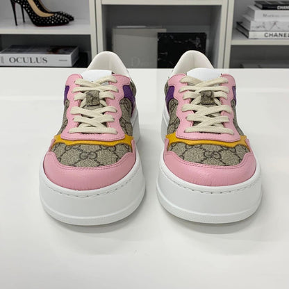 Gucci GG Supreme Leather Interlocking Logo Sneakers — view 4