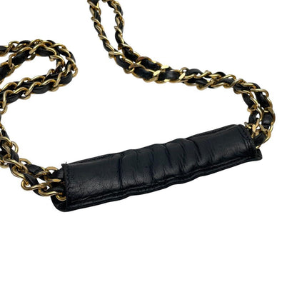 Chanel Lambskin Quilted Chain Shoulder Tote CC Logo — view 7