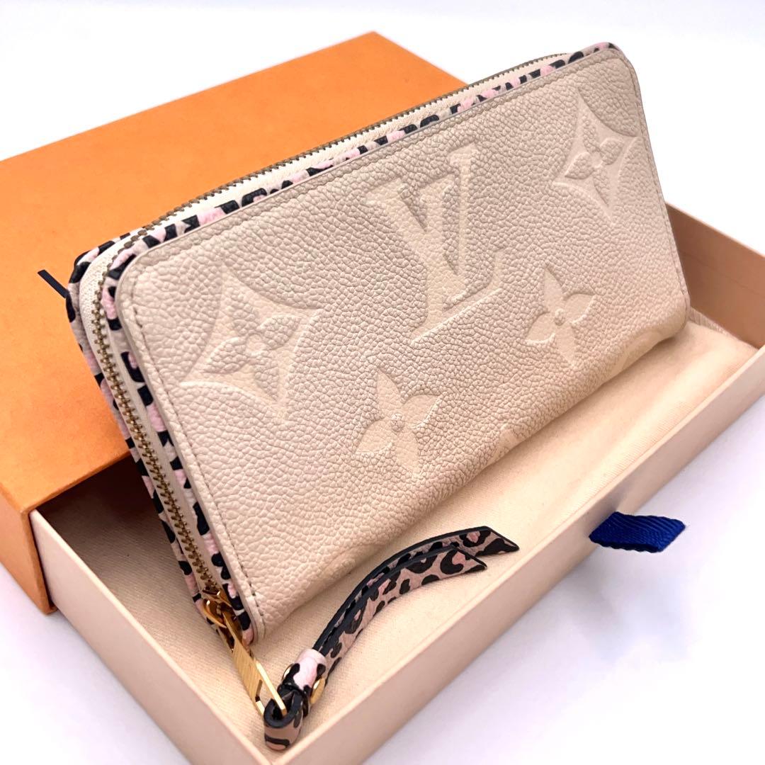 Louis Vuitton Monogram Empreinte Wild at Wallet Beige
