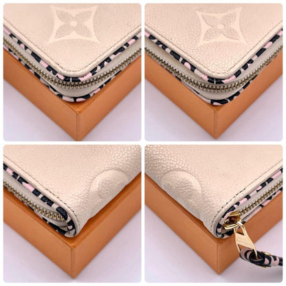 Louis Vuitton Monogram Empreinte Wild at Wallet Beige — view 7