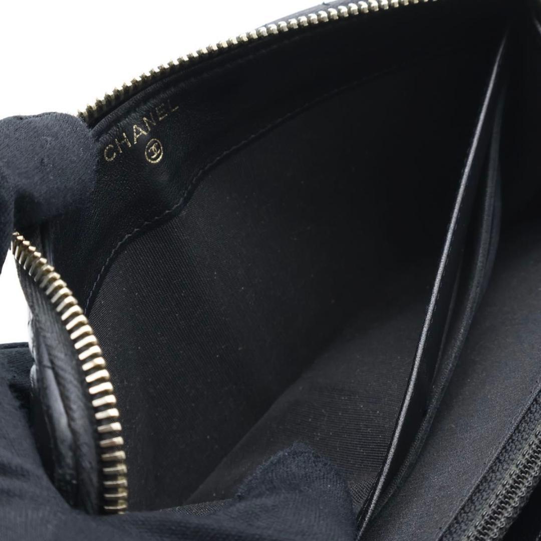 Chanel Zip Around Wallet Lamb Diamond Stitch — view 3
