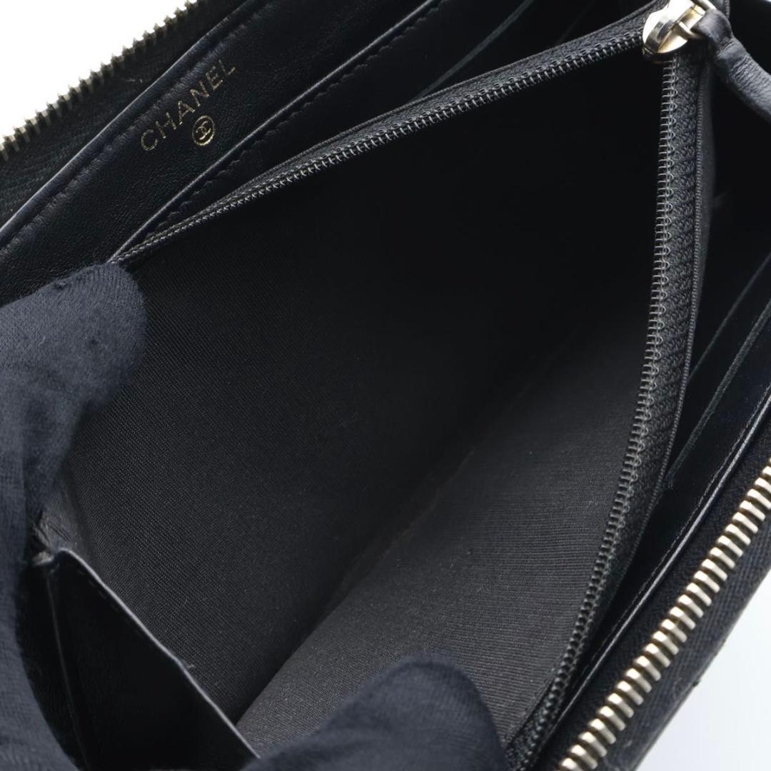 Chanel Zip Around Wallet Lamb Diamond Stitch — view 5