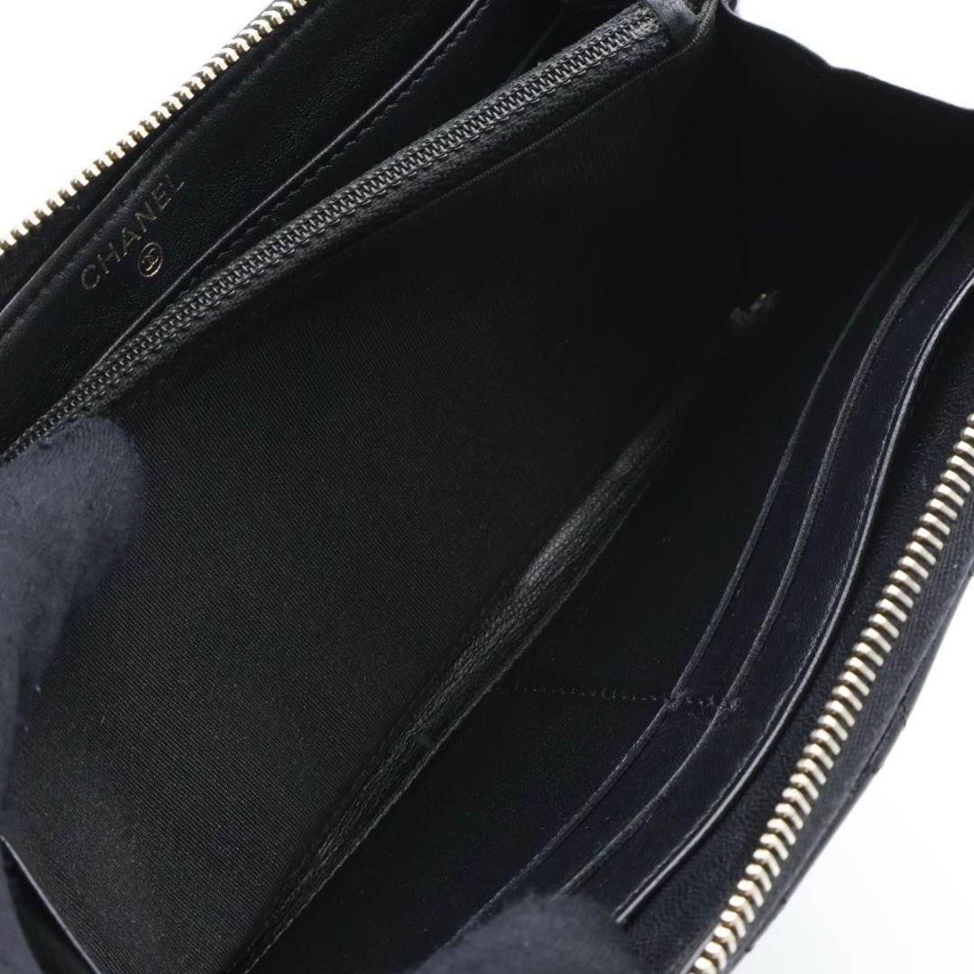 Chanel Zip Around Wallet Lamb Diamond Stitch — view 6