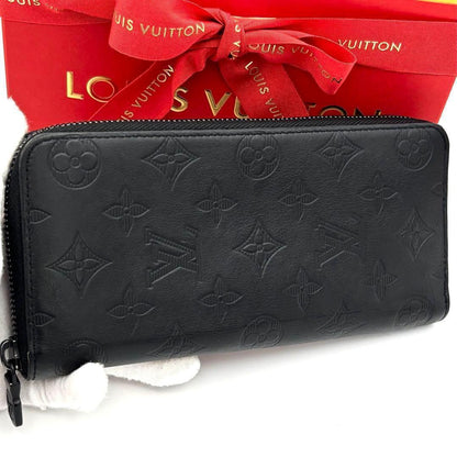Louis Vuitton Wallet Zippy Monogram Shadow Black — view 2