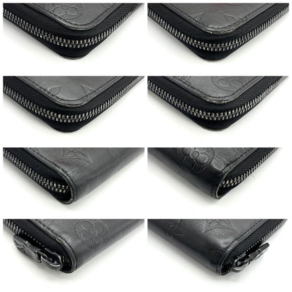 Louis Vuitton Wallet Zippy Monogram Shadow Black — view 5