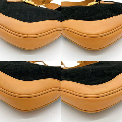 Gucci Shoulder Bag Jackie Line Micro GG Canvas Black