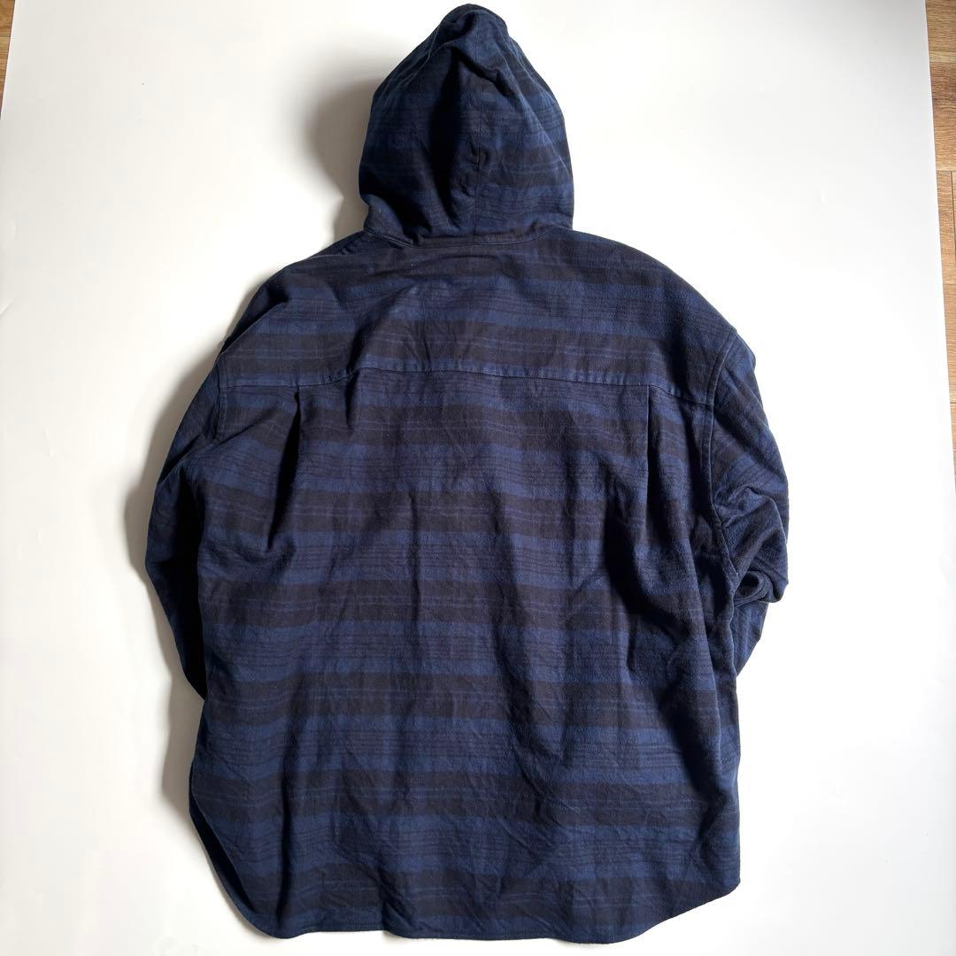 Balenciaga 22 AW Hoodie Check Shirt Large — view 4