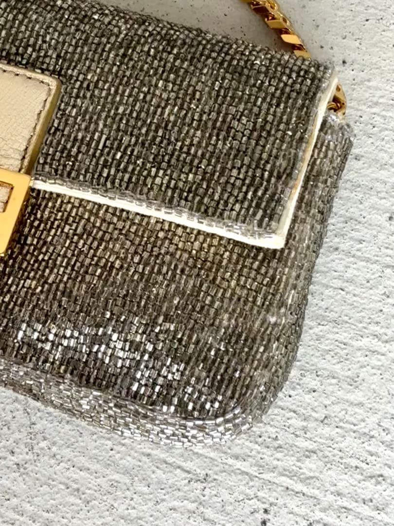 Fendi Baguette Beads Shoulder Bag — view 5