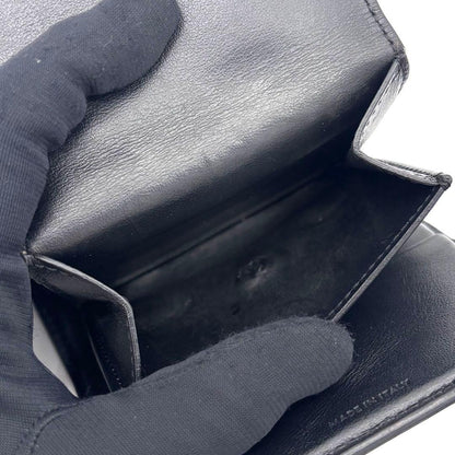 Celine Small Flap Wallet Triomphe Trifold Black — view 8