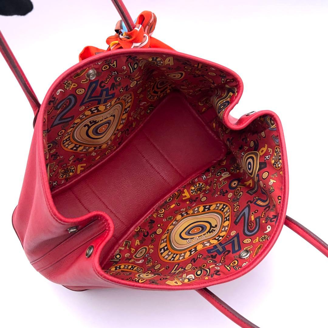 Hermes Tote Ga TPM Red — view 3