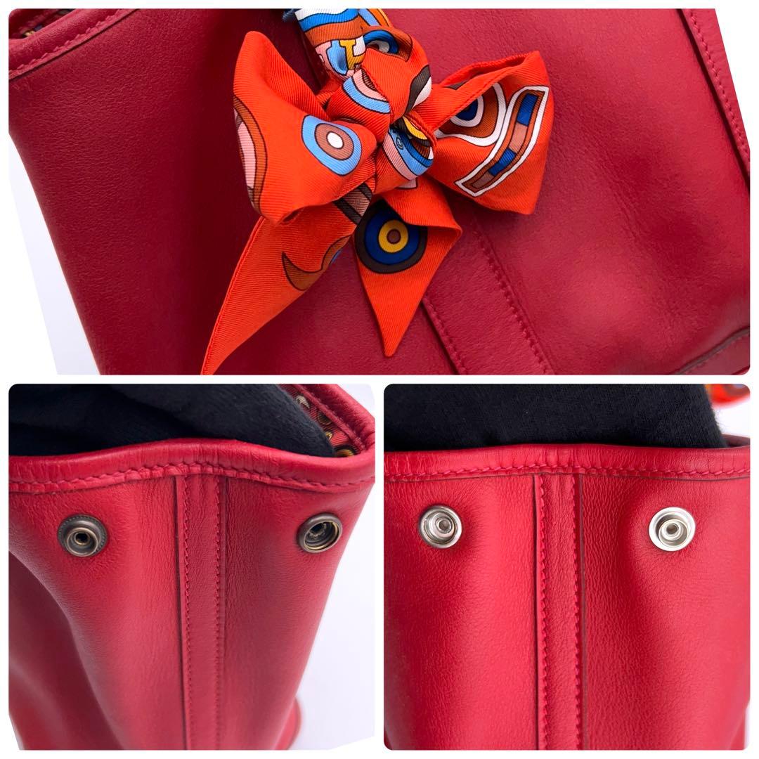 Hermes Tote Ga TPM Red — view 7