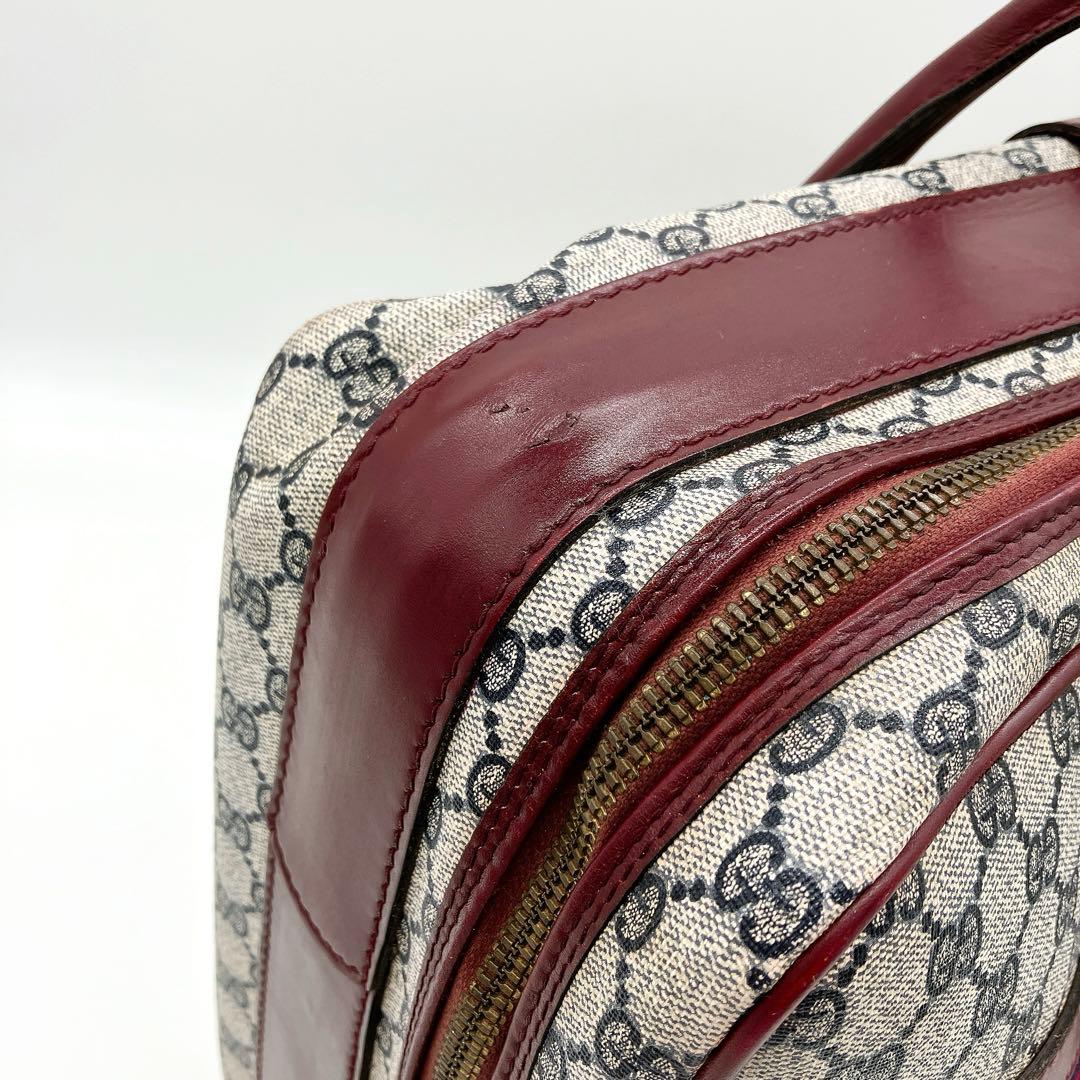 Color Gucci Boston Bag Travel Bag Sherry Line GG Supreme