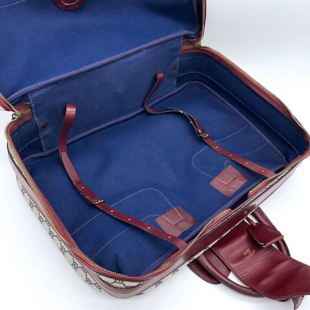 Color Gucci Boston Bag Travel Bag Sherry Line GG Supreme