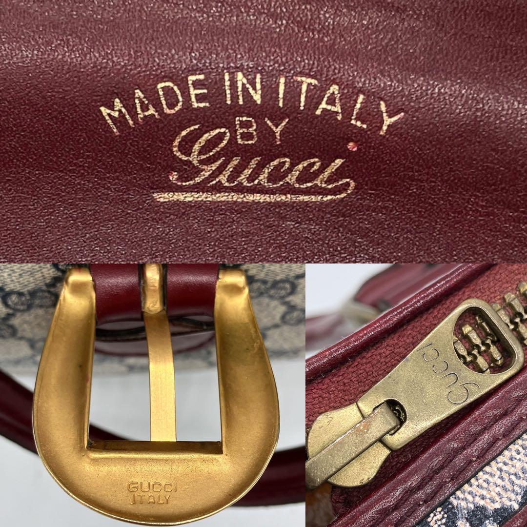 Color Gucci Boston Bag Travel Bag Sherry Line GG Supreme