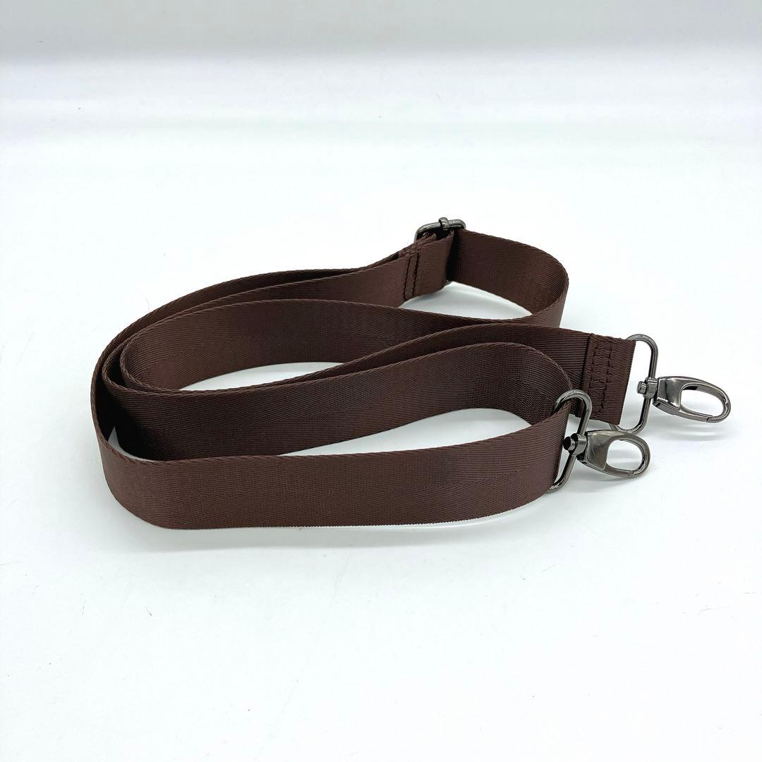 Prada 2-way Bag Business Bag Logo Jacquard Brown