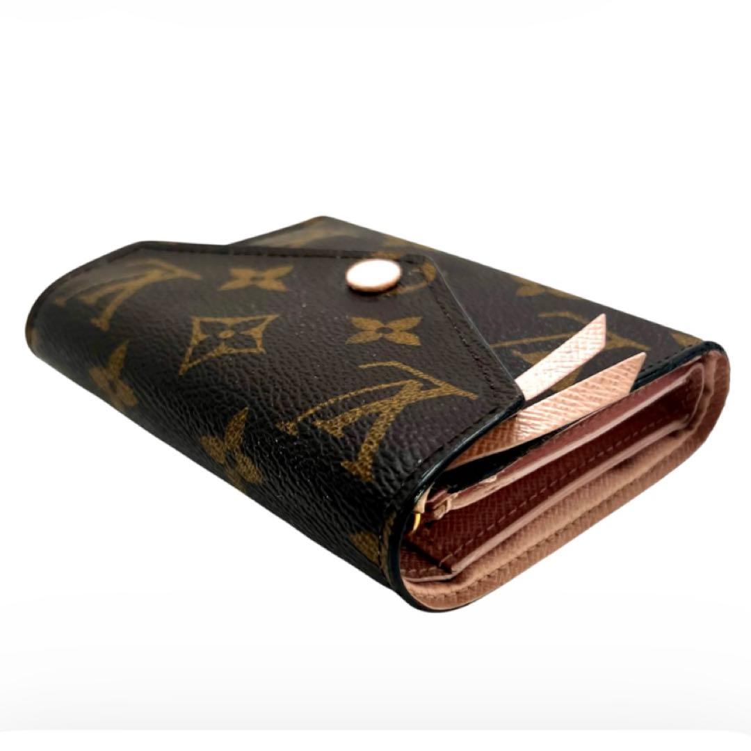 Louis Vuitton Monogram Portefeuille Victorine Rose Ballerine Wallet — view 7