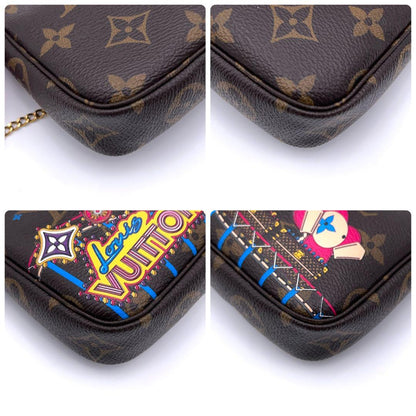 Louis Vuitton Monogram Vivienne Mini Pochette Shoulder Bag — view 6