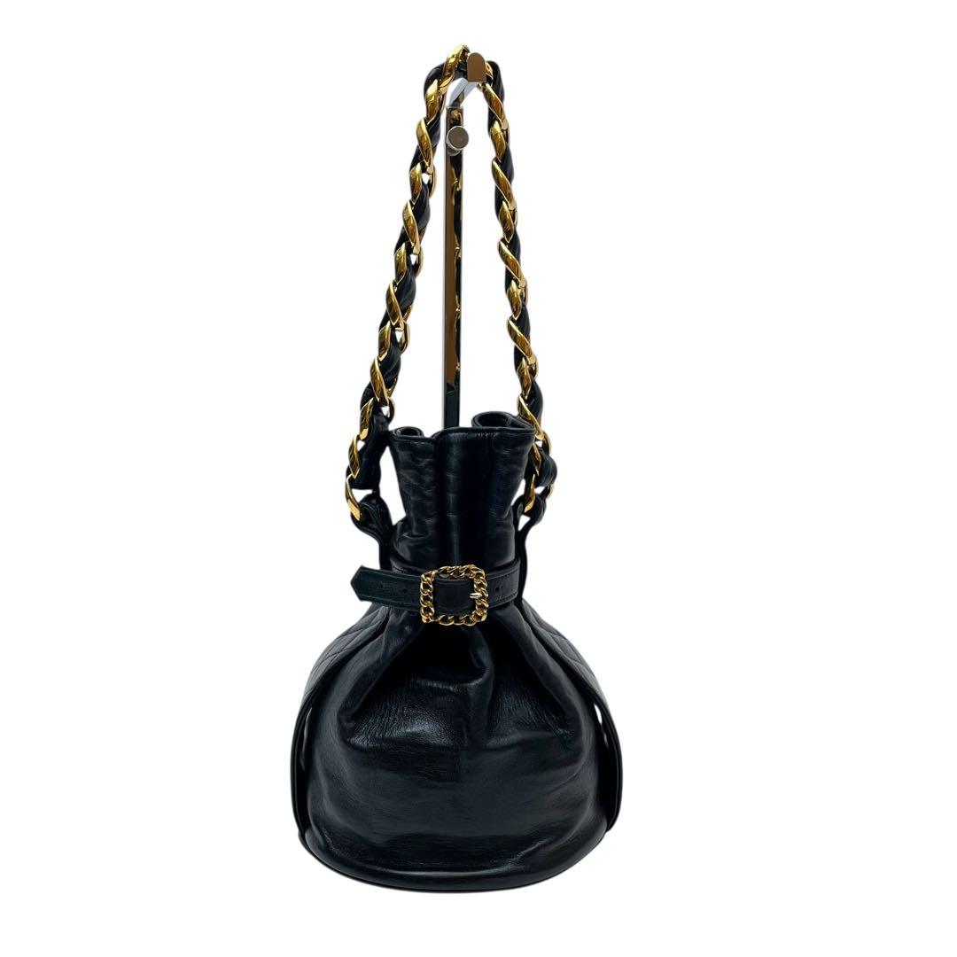 Good Quality Chanel Lambskin Drawstring Chain Shoulder Hand Bag
