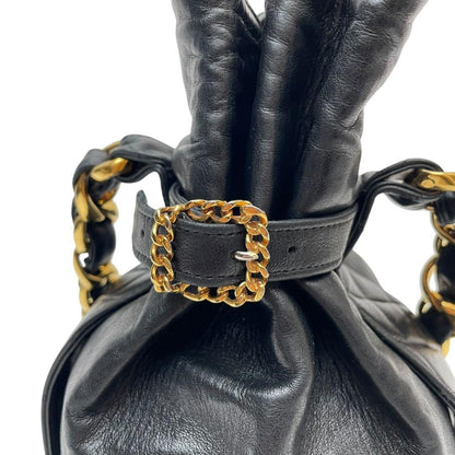 Good Quality Chanel Lambskin Drawstring Chain Shoulder Hand Bag
