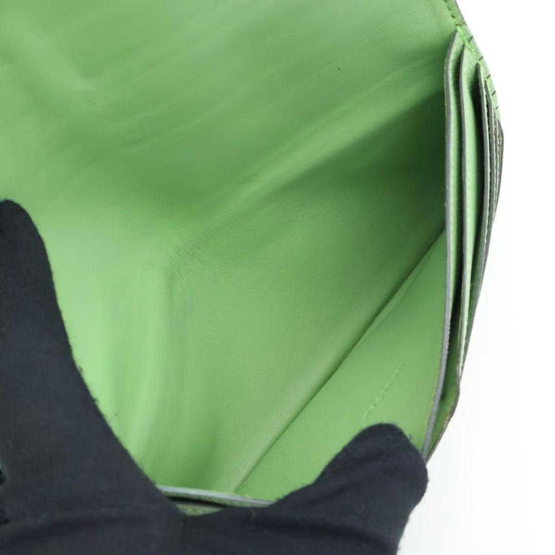 Hermes Dogon Wallet Togo Green Silver — view 3