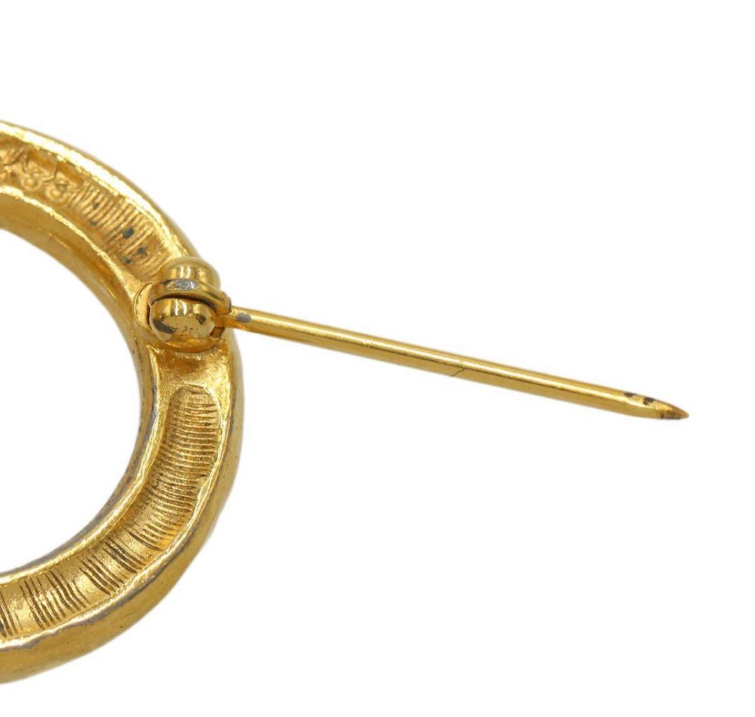 Chanel Logo Plate Tag Motif Brooch