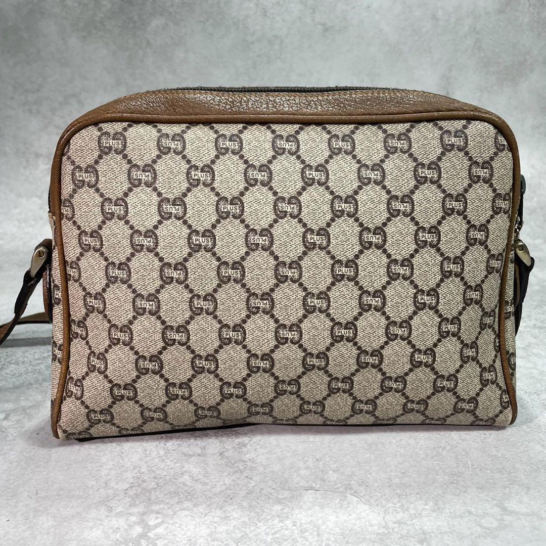 Gucci GG Sherry Line Shoulder Bag Brown Leather — view 3