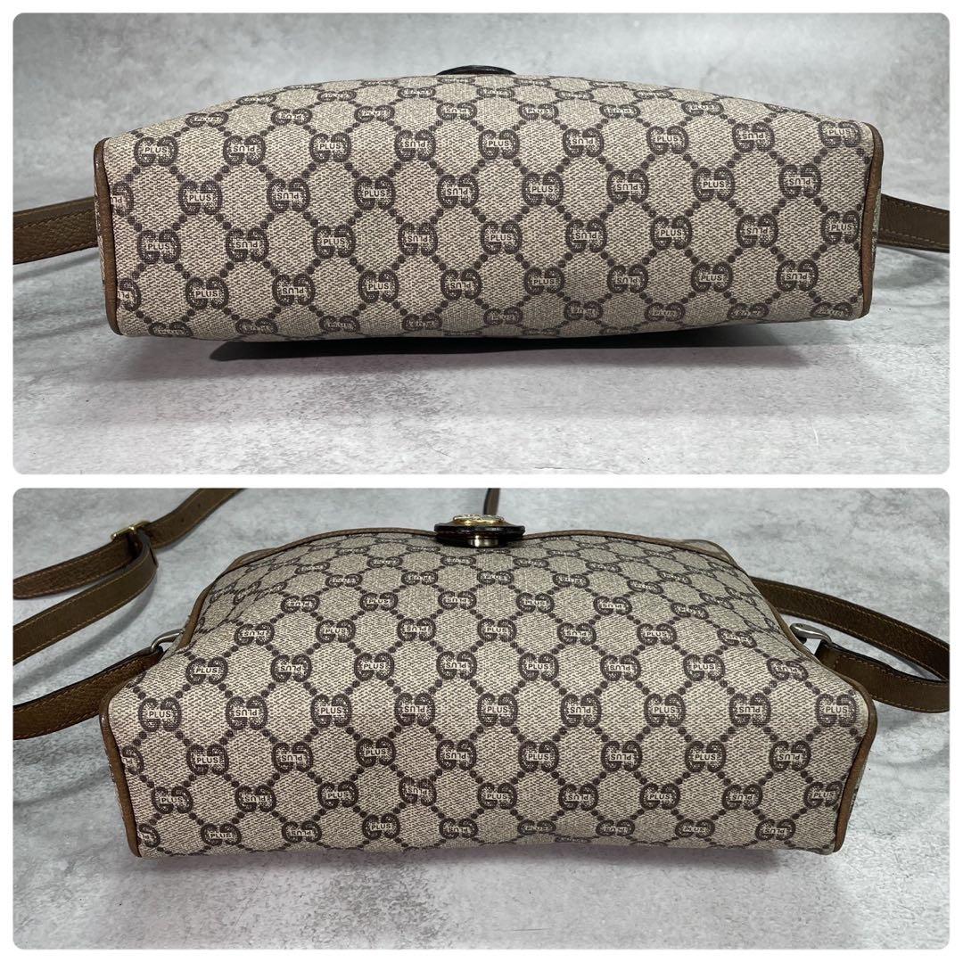 Gucci GG Sherry Line Shoulder Bag Brown Leather — view 8