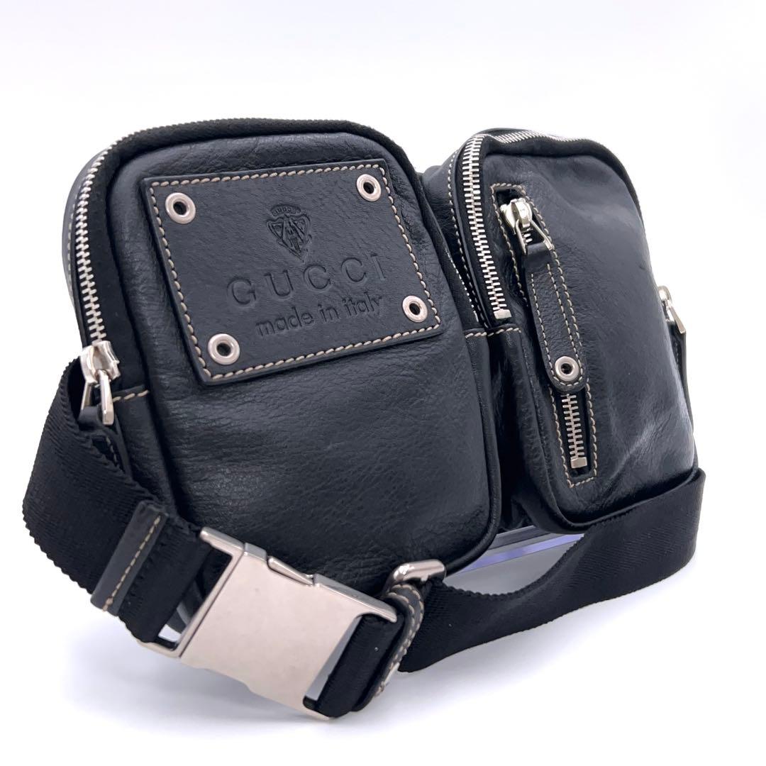 Gucci Belt Bag Leather Black All