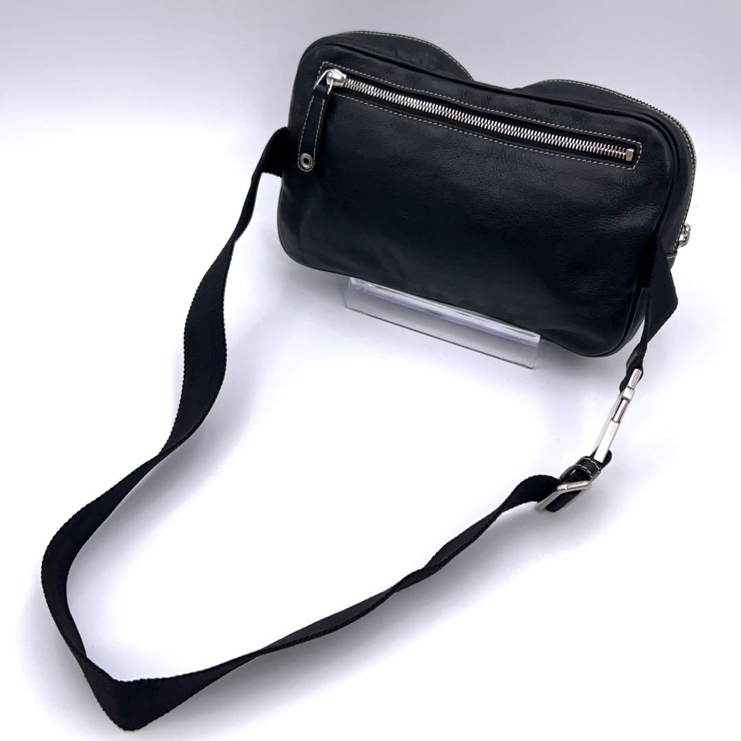 Gucci Belt Bag Leather Black All — view 4