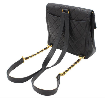 Chanel Quilted Leather Backpack — view 4