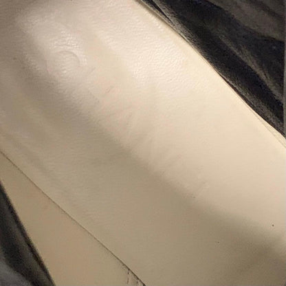 Chanel Cocomark Matelasse Leather Logo Short Boots Black