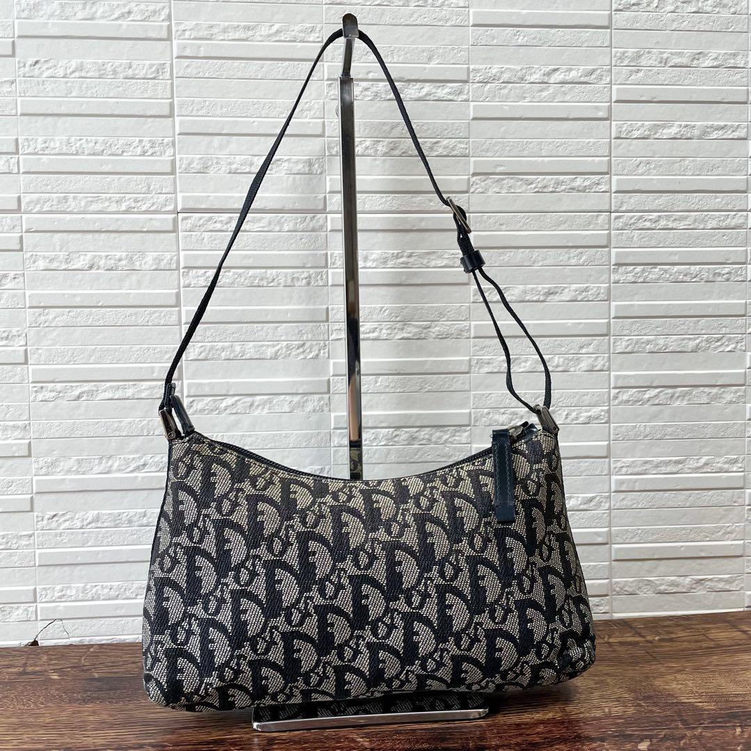 Dior Trotter Canvas Shoulder Bag Pouch — view 3