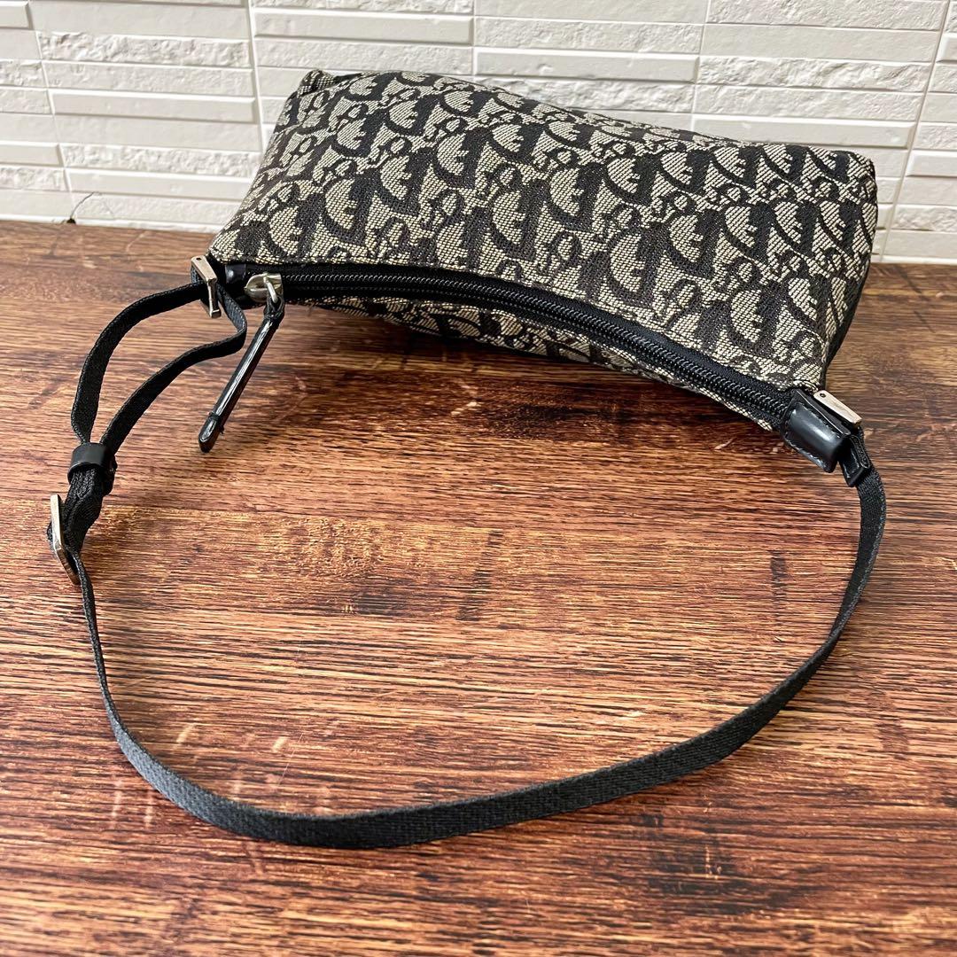Dior Trotter Canvas Shoulder Bag Pouch — view 7