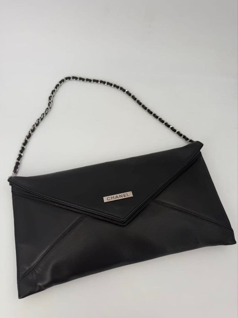 Chanel Lambskin Envelope Clutch — view 2