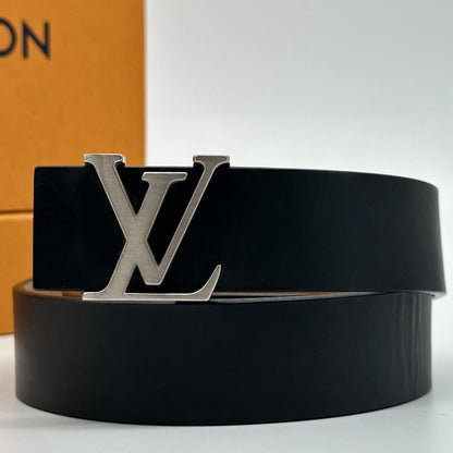 Louis Vuitton Ceinture LV Initial Black Leather Belt — view 9
