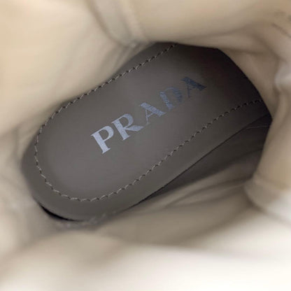 Prada Monolith Triangle Logo Re-Nylon Boots — view 8