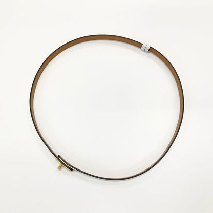 Hermes Veau Epsom Kelly 18 Belt White Gold — view 3