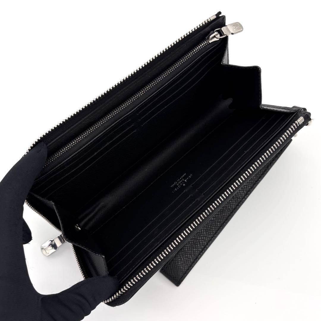 Louis Vuitton Taiga Zippy Dragonne L-shaped Zipper Wallet Clutch — view 3