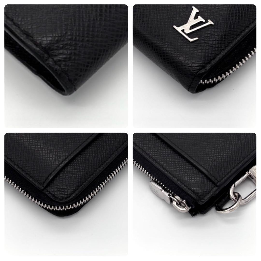 Louis Vuitton Taiga Zippy Dragonne L-shaped Zipper Wallet Clutch — view 6