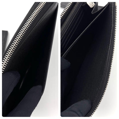 Louis Vuitton Taiga Zippy Dragonne L-shaped Zipper Wallet Clutch — view 8