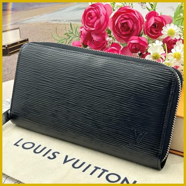 Louis Vuitton Epi Zippy Wallet Noir