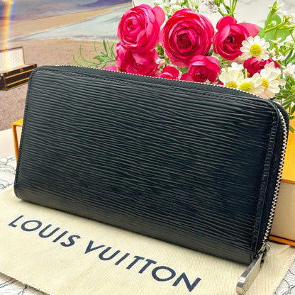 Louis Vuitton Epi Zippy Wallet Noir