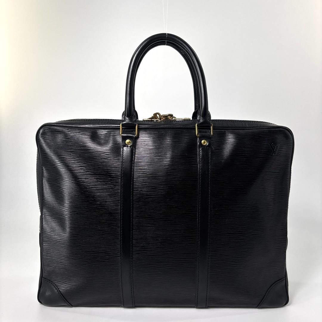Louis Vuitton Epi Porte Documents Pdv Black Business Bag — view 5